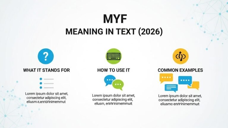 MYF Meaning in Text (2026): What It Stands For, How to Use It, & Common Examples