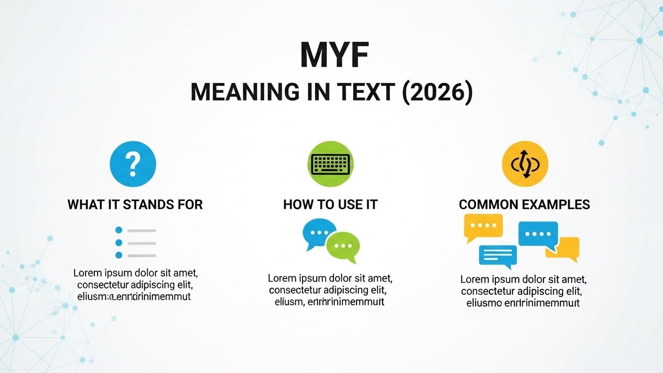 MYF Meaning in Text (2026): What It Stands For, How to Use It, & Common Examples