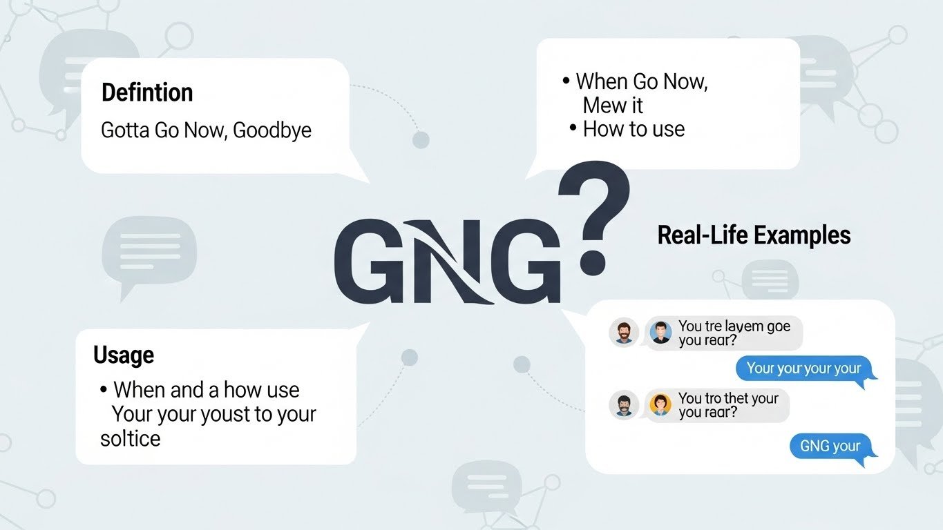 GNG Meaning in Text Messages: Definition, Usage, and Real-Life Examples
