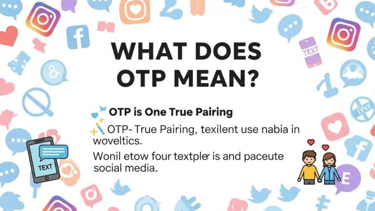 What Does OTP Mean?