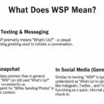 What Does WSP Mean in Text,