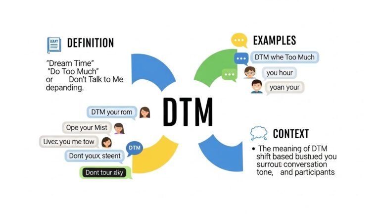 DTM Meaning in Text