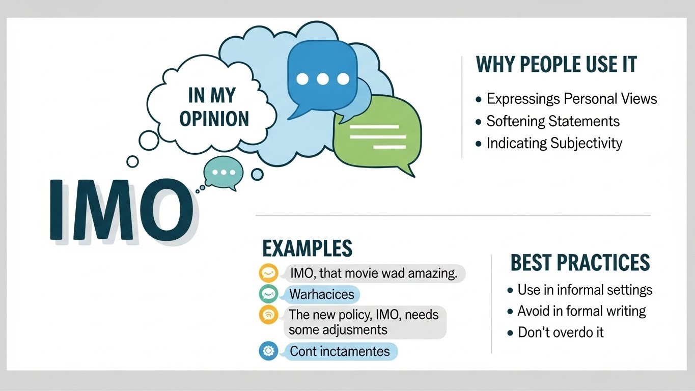 IMO Meaning in Text: What IMO Stands For, Why People Use It, Examples & Best Practices