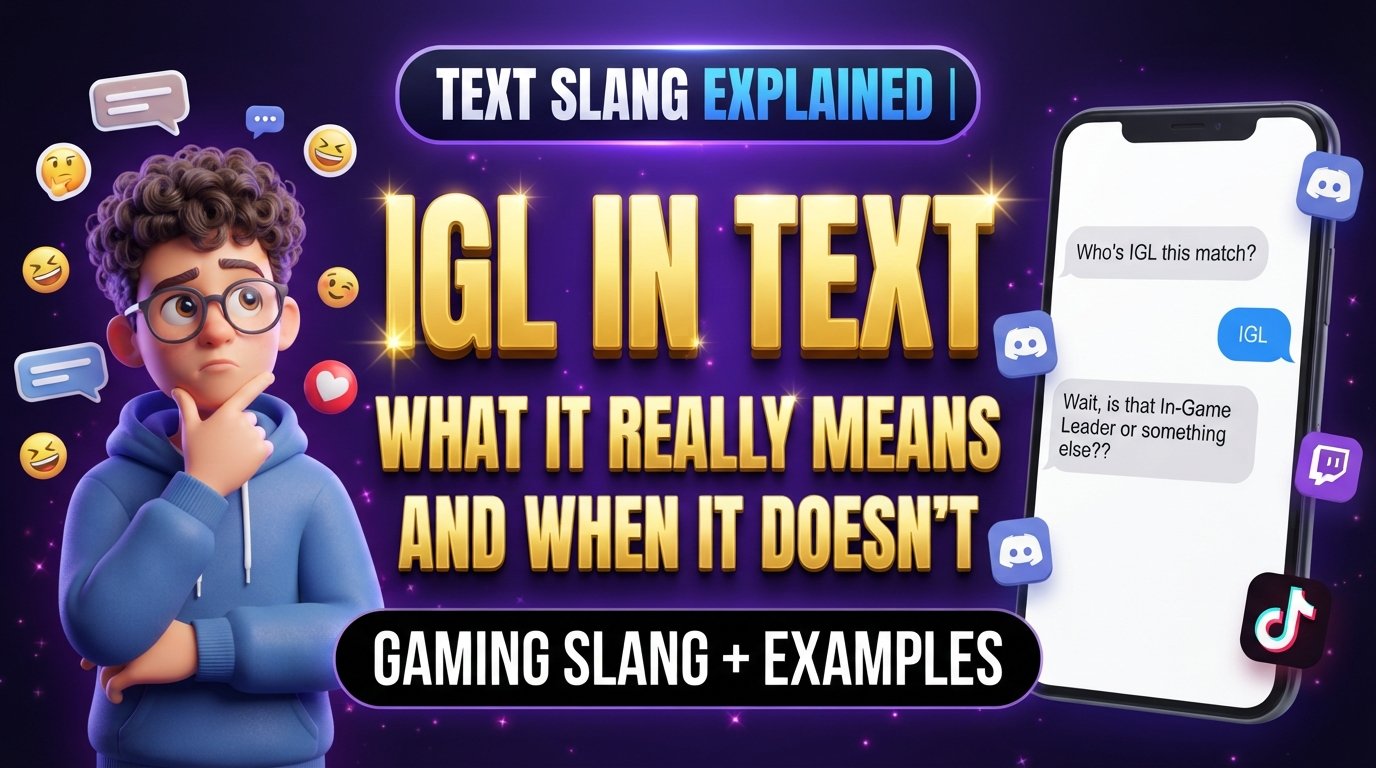 IGL Meaning in Text