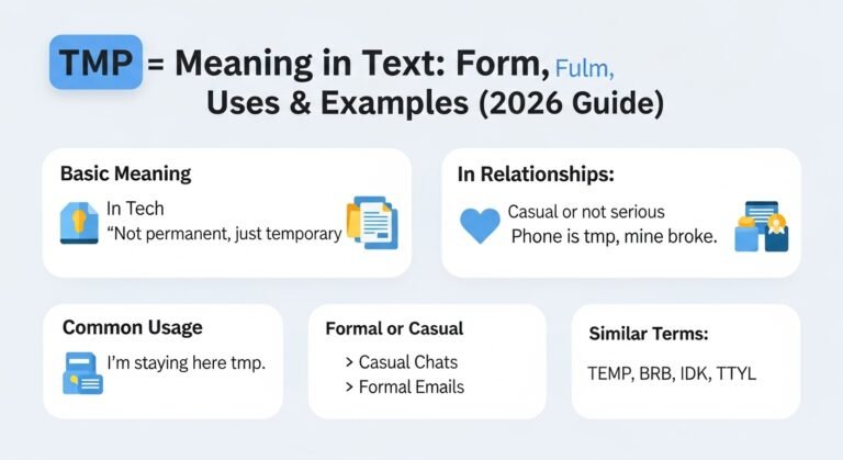 TMP Meaning in Text: Full Form, Uses, Examples & Slang Meanings ?