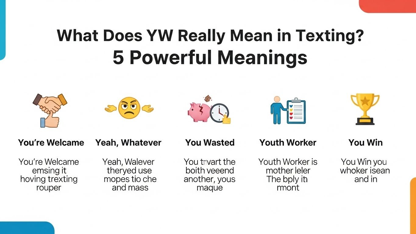 What Does YW Really Mean in Texting? 5 Powerful Meanings
