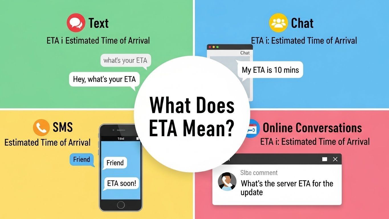 What Does ETA Mean in Text, Chat, SMS & Online Conversations?