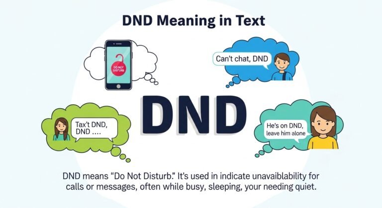DND Meaning in Text What It Really Means & How People Use It