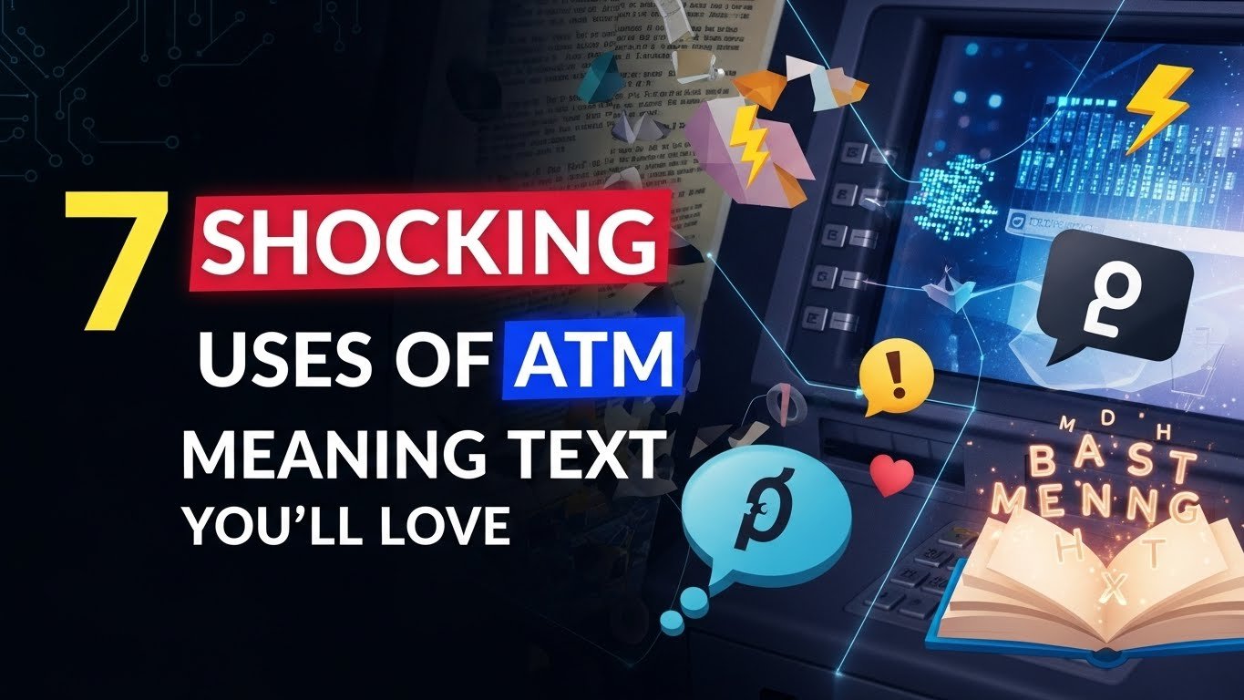 7 Shocking Uses of ATM Meaning Text You’ll Love
