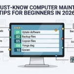 10 Must-Know Computer Maintenance Tips for Beginners in 2026
