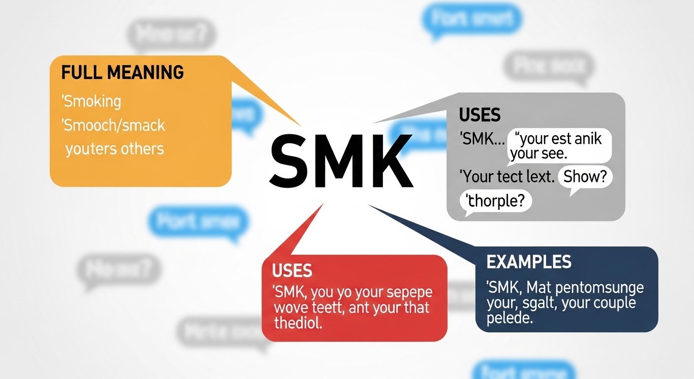 What Does SMK Mean in Text? Full Meaning, Uses & Examples