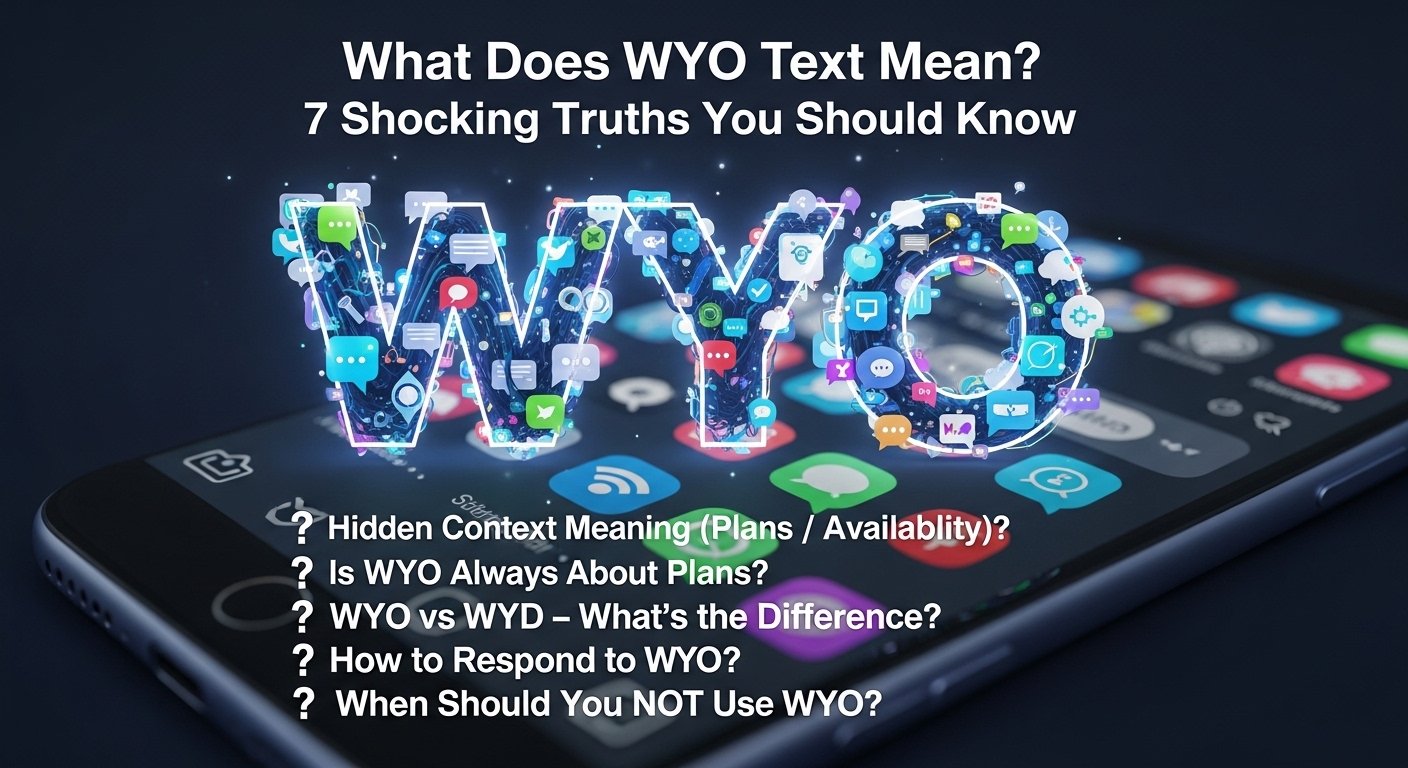 What Does WYO Text Mean? 7 Shocking Truths You Should Know
