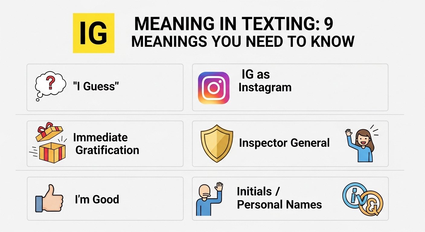 IG Meaning in Texting: 9 Meanings You Need to Know