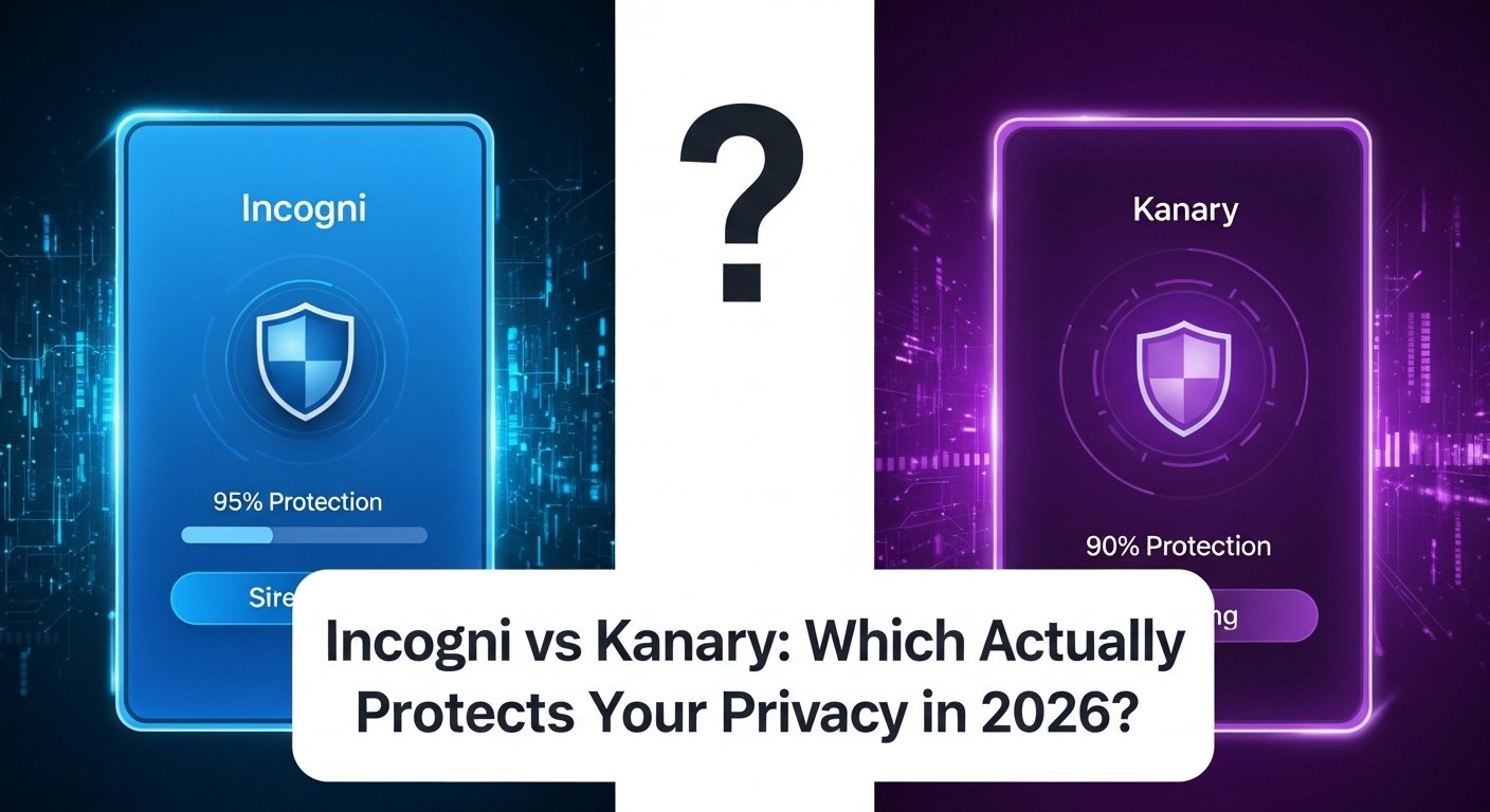 Incogni vs Kanary: Which Actually Protects Your Privacy in 2026?