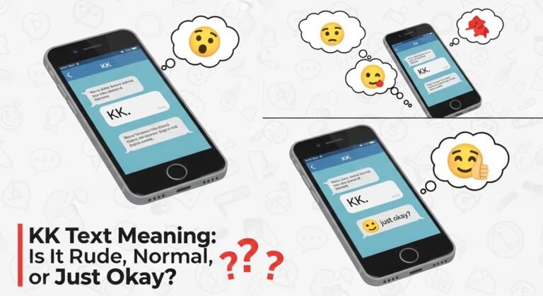 KK Text Meaning: Is It Rude, Normal, or Just Okay?