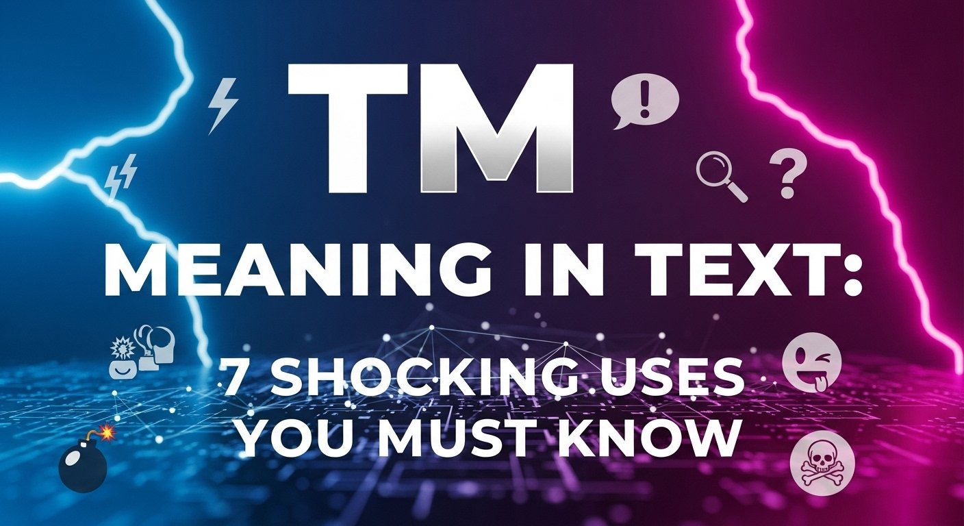 TM Meaning in Text: 7 Shocking Uses You Must Know