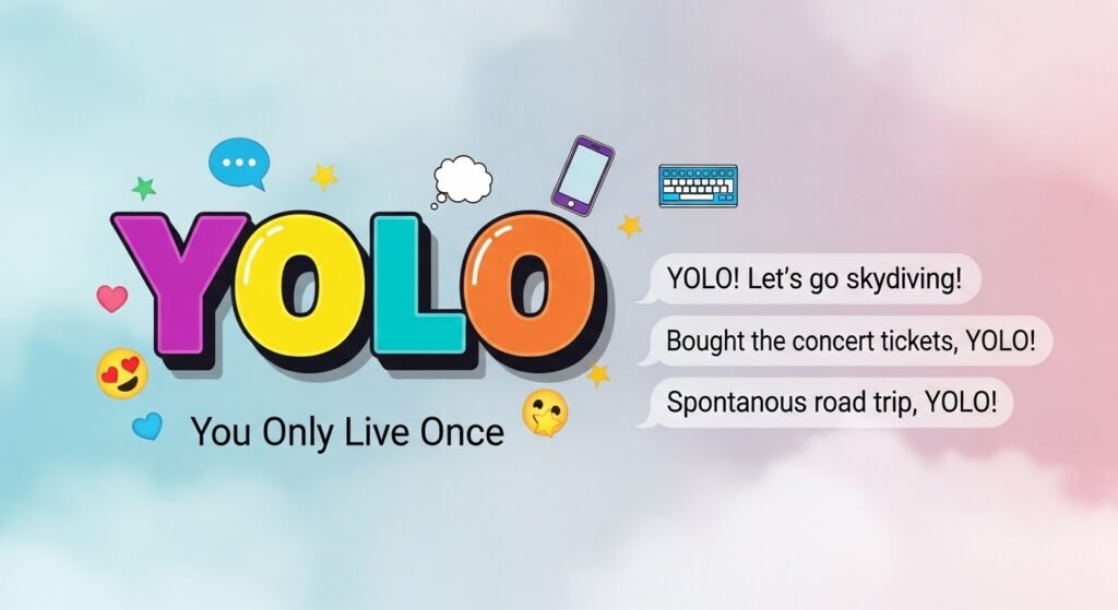 What Does YOLO Mean in Text and Social Media? Full Meaning & Examples