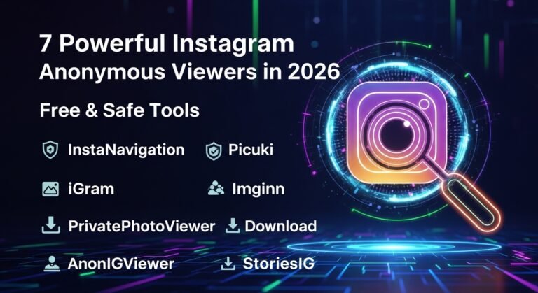 7 Powerful Instagram Anonymous Viewers in 2026 Free & Safe Tools