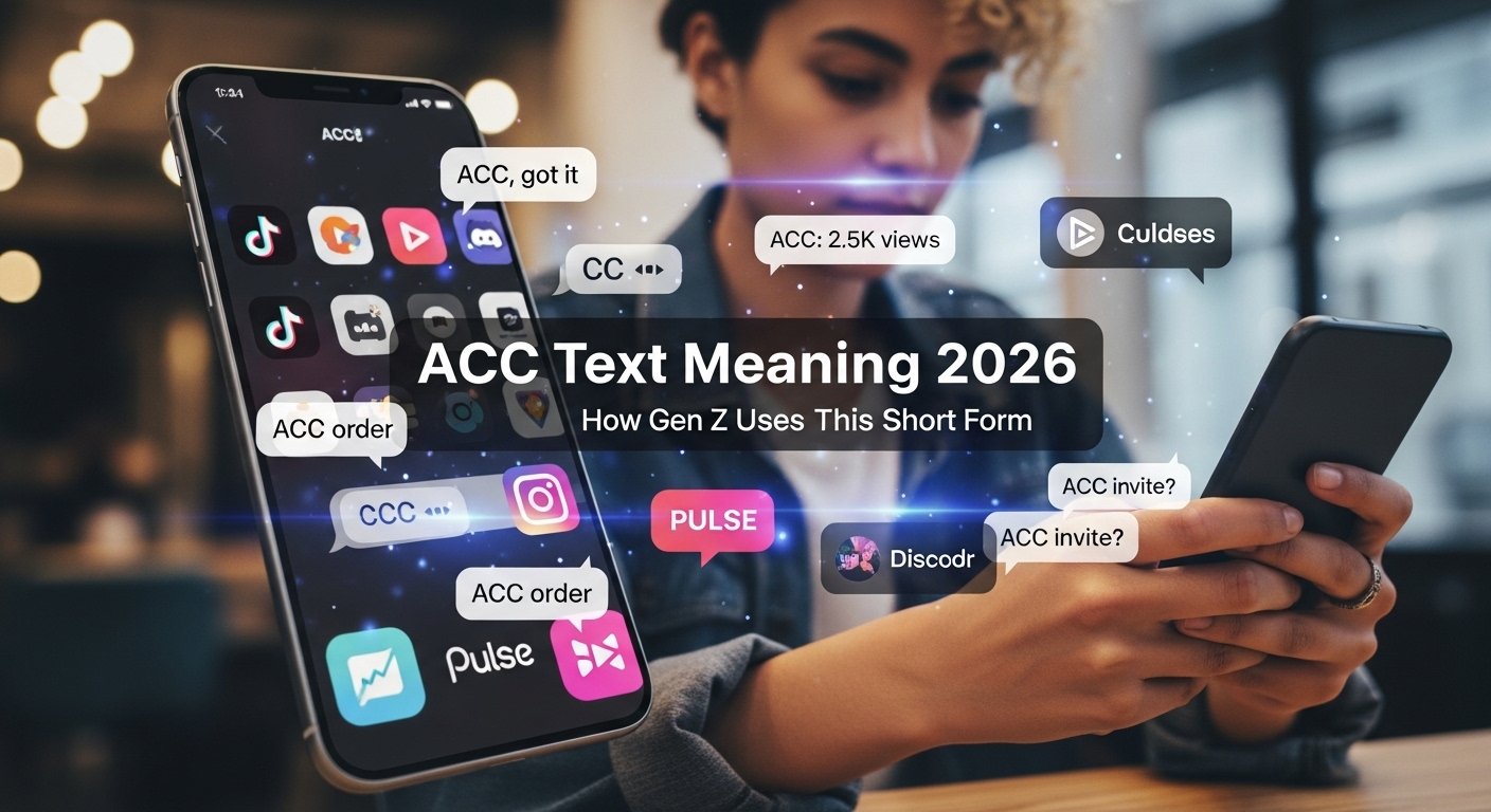 ACC Text Meaning 2026: How Gen Z Uses This Short Form