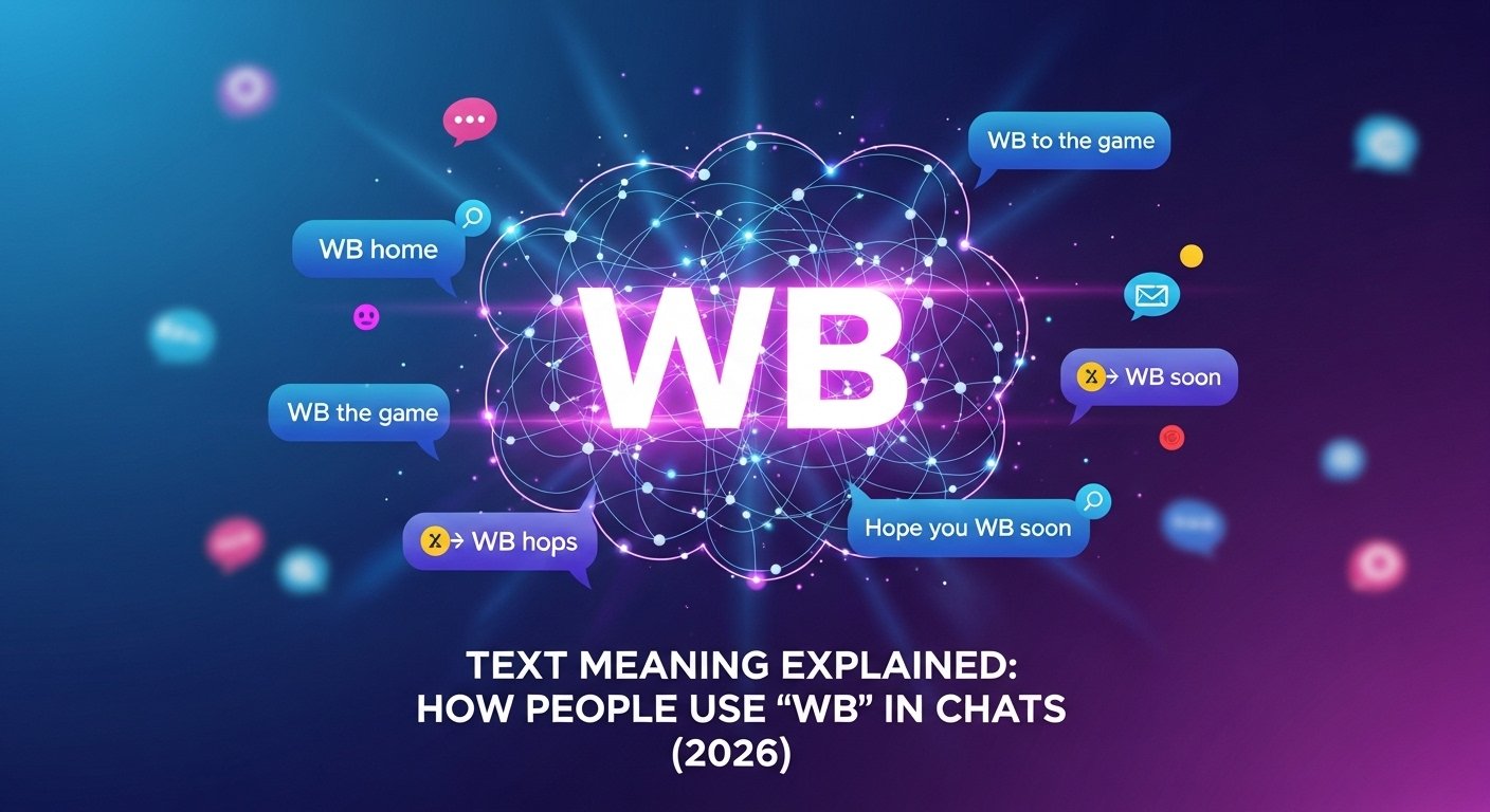 WB Text Meaning Explained: How People Use “WB” in Chats (2026)