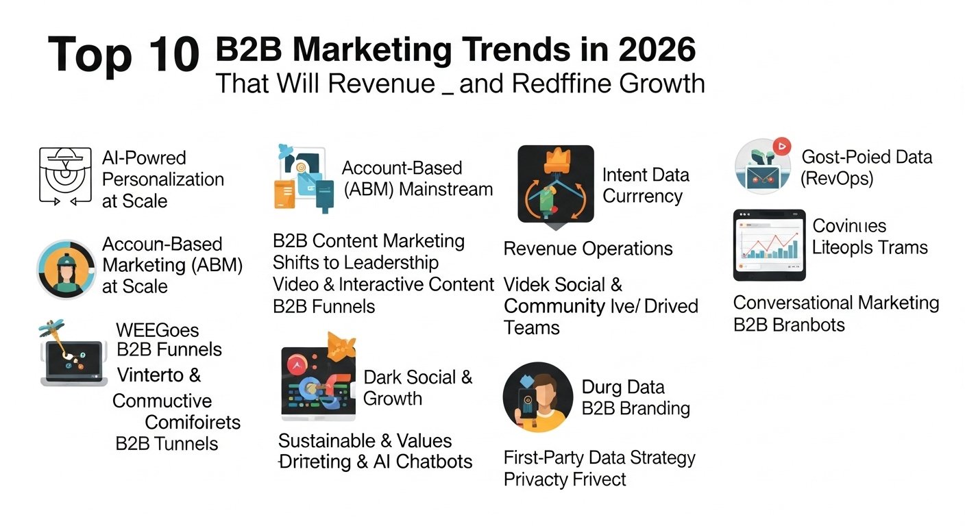 Top 10 B2B Marketing Trends in 2026 That Will Drive Revenue and Redefine Growth