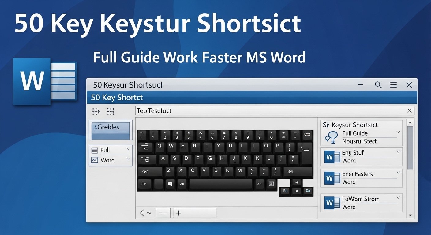 50 Keyboard Shortcuts in Word Full Guide to Work Faster in MS Word