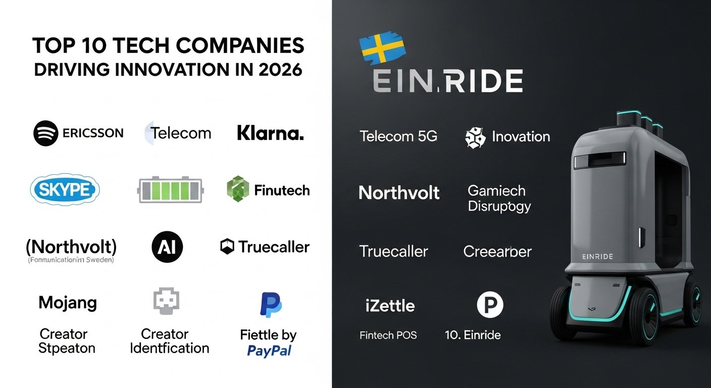 Top 10 Tech Companies in Sweden Driving Innovation in 2026