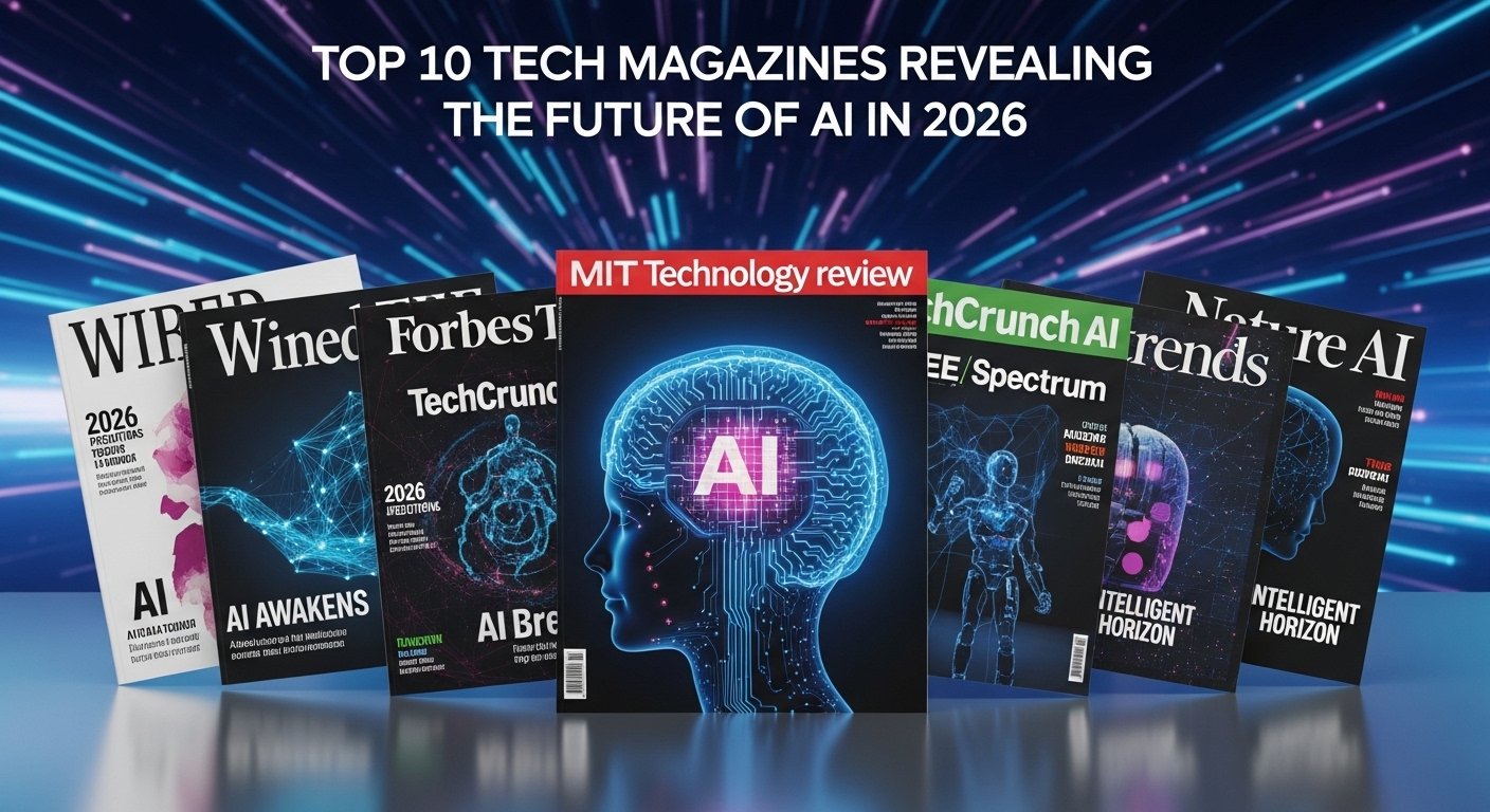 Top 10 Tech Magazines Revealing the Future of AI in 2026