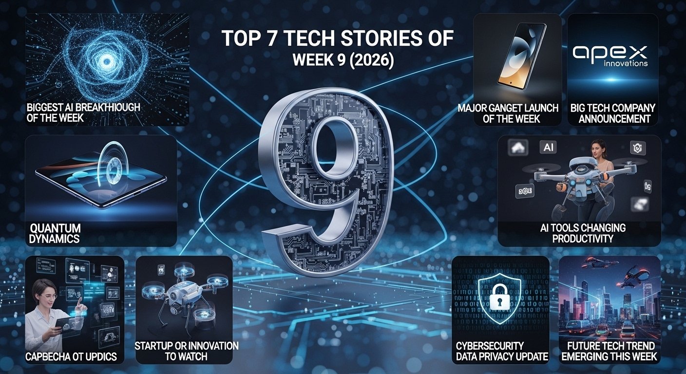 Top 7 Tech Stories of Week 9 (2026): Biggest AI, Gadget & Tech News