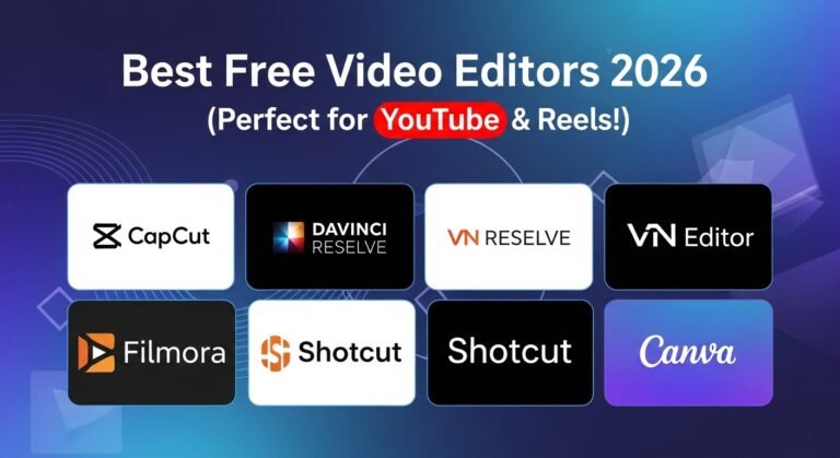 Best Free Video Editors 2026 (Perfect for YouTube & Reels!)