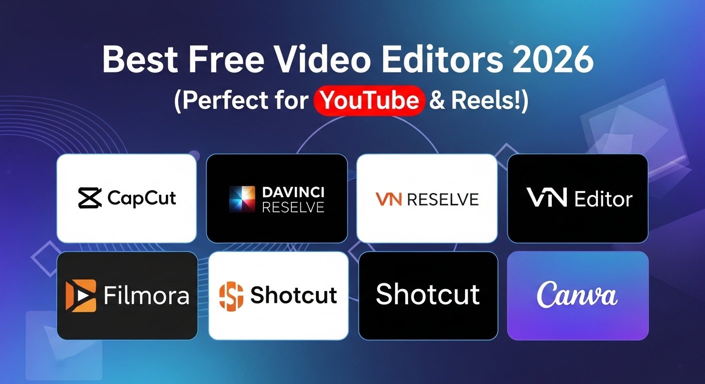 Best Free Video Editors 2026 (Perfect for YouTube & Reels!)
