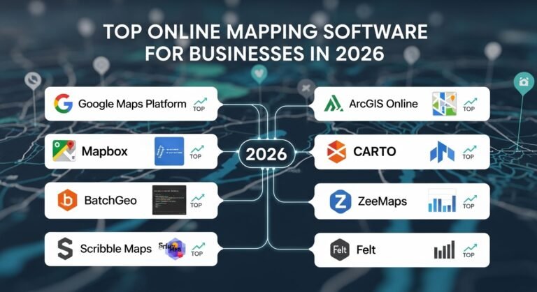 Top Online Mapping Software for Businesses in 2026