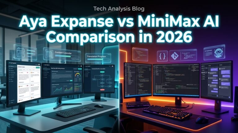Aya Expanse vs MiniMax ai comparison in 2026