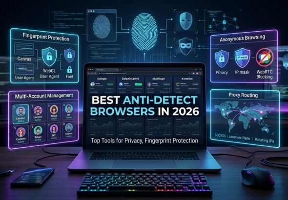 Best Anti-Detect Browsers in 2026: Top 5 Tools for Privacy & Multi-Accounting