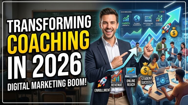 How Digital Marketing Is Transforming Coaching Institutes in 2026