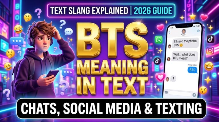 BTS meaning in text