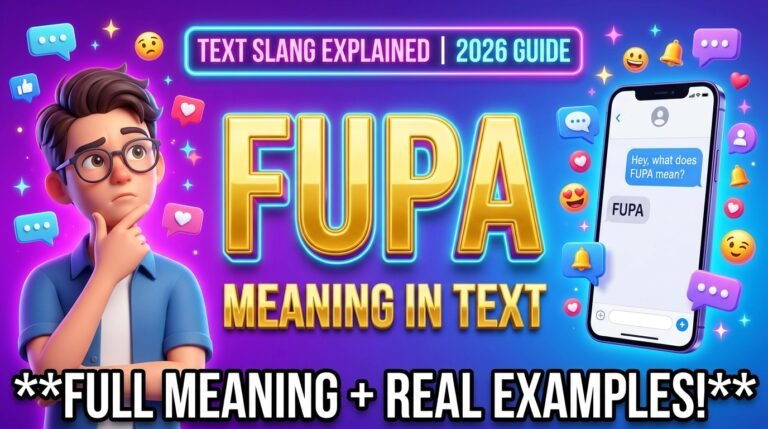 What Does FUPA Mean in Text