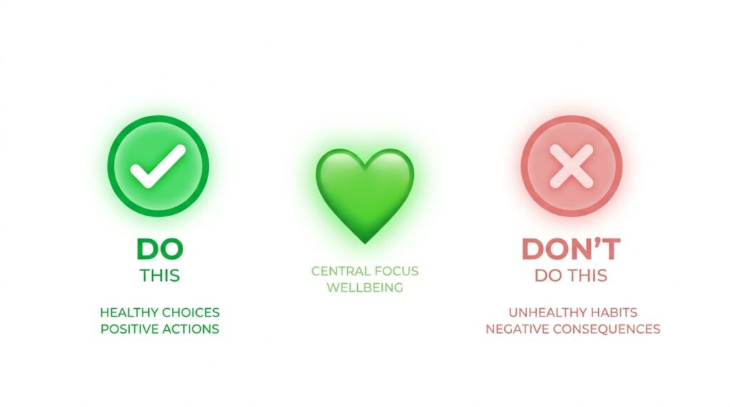 Green Heart Do's and Don'ts in Text