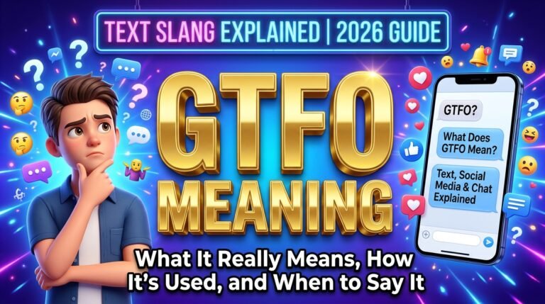 GTFO Meaning in Text