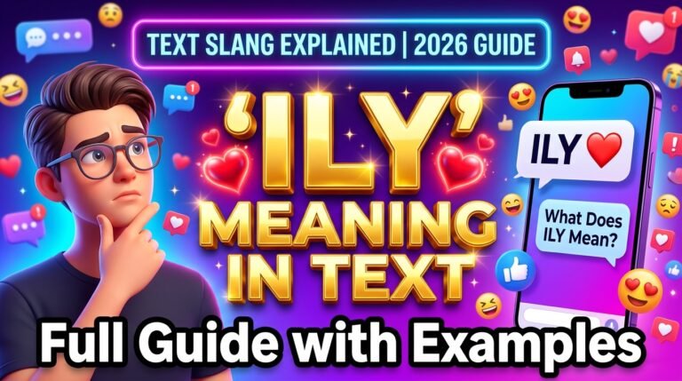 ILY Meaning in Text 2026