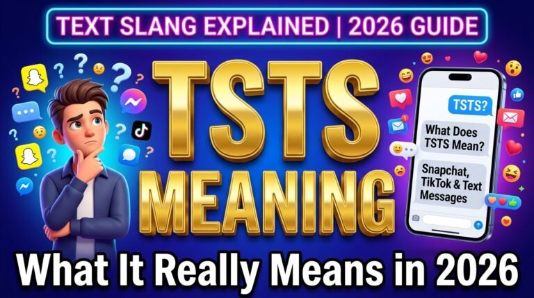 TSTS Meaning in Text