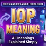 What Does IOP Mean in Text?