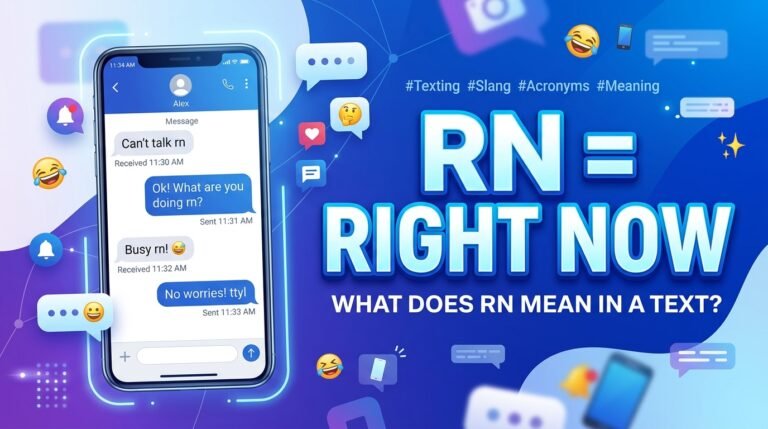 What Does RN Mean in a Text