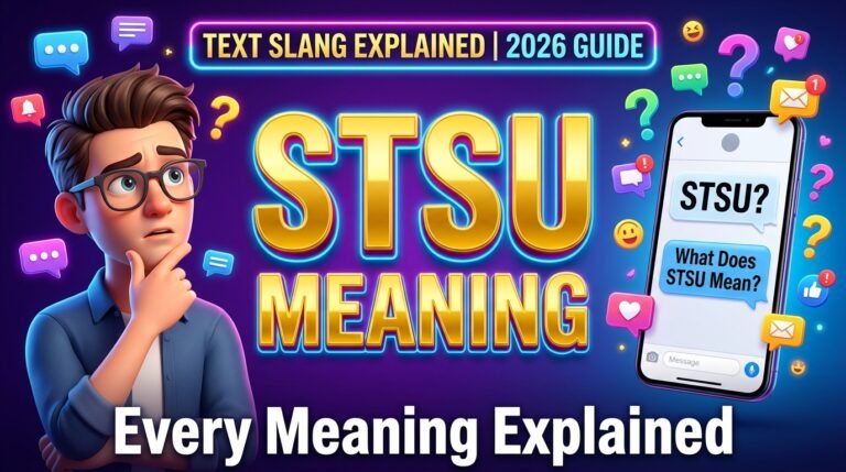 What Does STSU Mean in Text