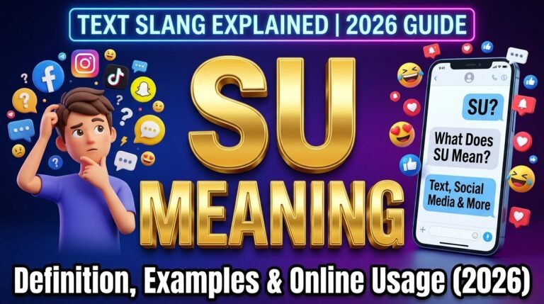 What Does SU Mean in Text