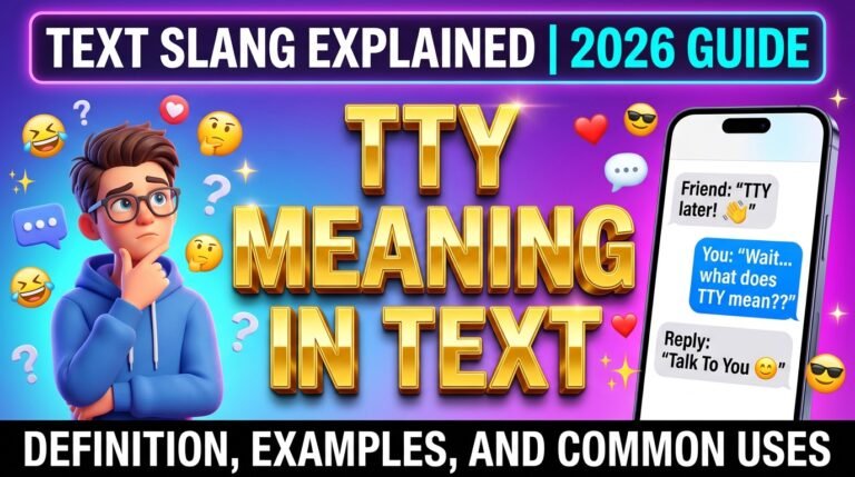 TY Meaning in Text