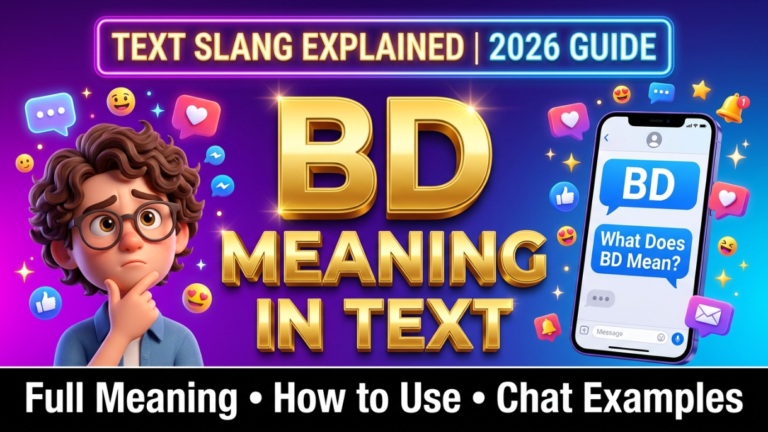 BD Meaning in Text: What BD Means in Messages, Chat, & Social Media