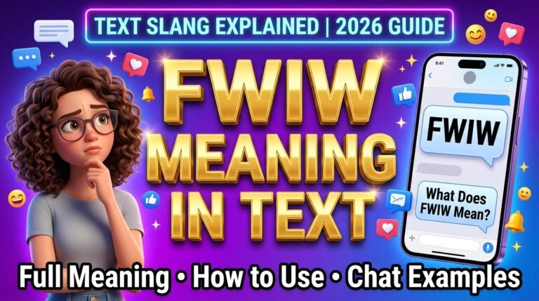 FWIW Meaning in Text