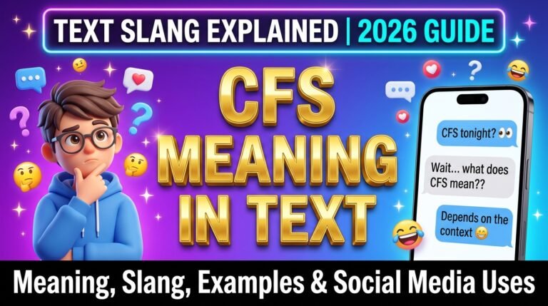 What Does CFS Mean in Text