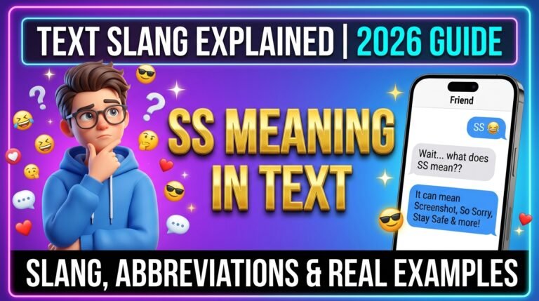 What Does SS Mean in Texting